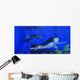 Liopleurodon Catches Ichthyosaur Jurassic Wall Decal