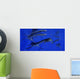 Plesiosaurus Attacks Metriorhynchus Jurassic Wall Decal