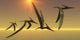 Group Pteranodons Take Flight Wall Decal