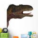 Acrocanthosaurus Portrait White Wall Decal Design 2