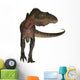 Acrocanthosaurus Dinosaur White Wall Decal Design 3