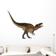 Acrocanthosaurus Dinosaur White Wall Decal Design 2
