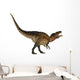 Acrocanthosaurus Dinosaur White Wall Decal Design 2