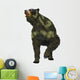 Front Arctodus Short-faced Bear Wall Decal