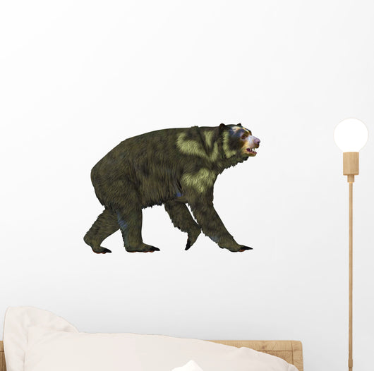 Side Arctodus Short-faced Bear Wall Decal