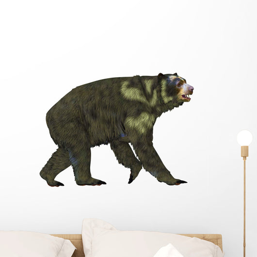 Side Arctodus Short-faced Bear Wall Decal