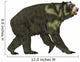 Side Arctodus Short-faced Bear Wall Decal