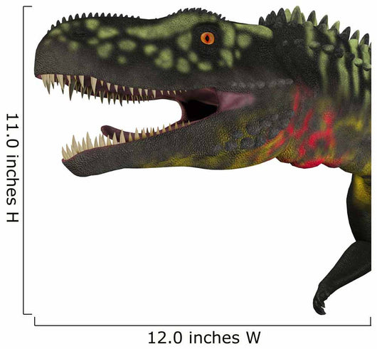 Arizonasaurus Portrait White Wall Decal