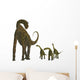 Atlasaurus with Offspring Wall Decal