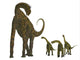 Atlasaurus with Offspring Wall Decal