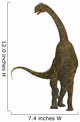 Atlasaurus Dinosaur White Wall Decal