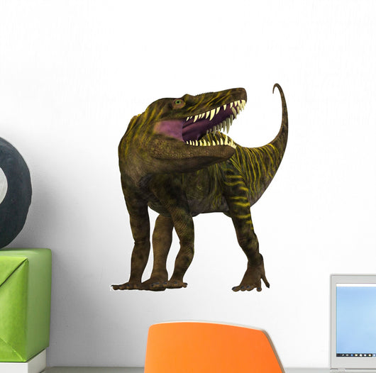 Batrachotomus Roaring White Wall Decal
