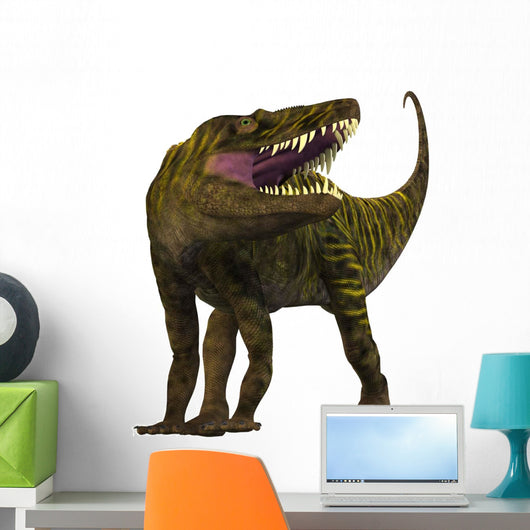 Batrachotomus Roaring White Wall Decal