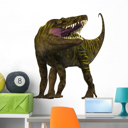 Batrachotomus Roaring White Wall Decal