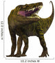 Batrachotomus Roaring White Wall Decal