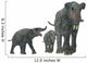 Deinotherium with Offspring Wall Decal