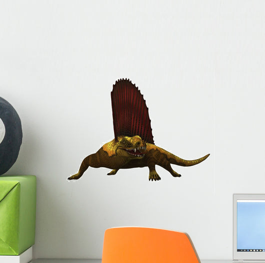 Dimetrodon Reptile Front Wall Decal