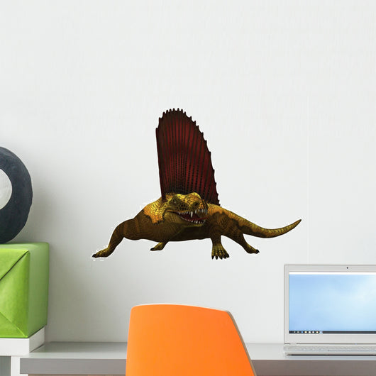 Dimetrodon Reptile Front Wall Decal