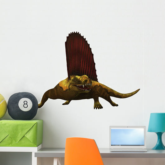 Dimetrodon Reptile Front Wall Decal
