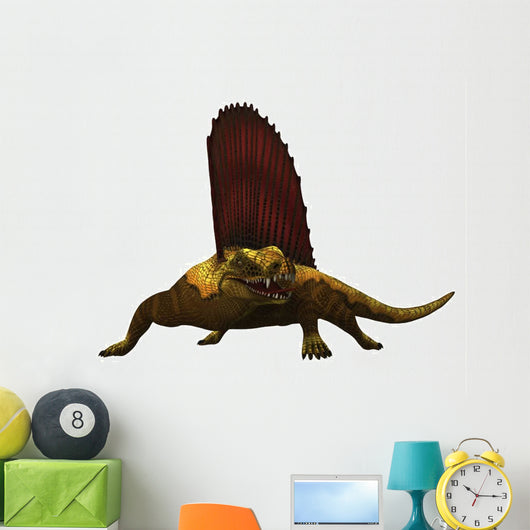 Dimetrodon Reptile Front Wall Decal
