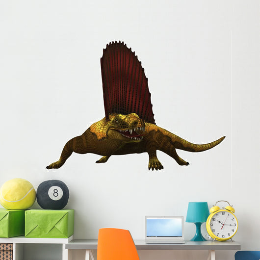 Dimetrodon Reptile Front Wall Decal