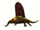 Dimetrodon Reptile Front Wall Decal