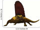 Dimetrodon Reptile Front Wall Decal
