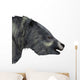 Eremotherium Portrait White Wall Decal
