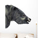 Eremotherium Portrait White Wall Decal