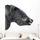 Eremotherium Portrait White Wall Decal