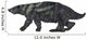 Eremotherium Ground Sloth Side Wall Decal