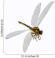 Meganeura Insect from Carboniferous Wall Decal Design 2