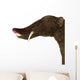 Platybelodon Portrait White Wall Decal