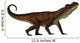 Fierce Prestosuchus Dinosaur Side Wall Decal