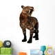 Saber-toothed Cat White Wall Decal Design 2