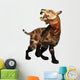 Saber-toothed Cat White Wall Decal Design 1