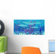 Pikaia Fish Swim along Wall Decal