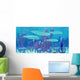 Pikaia Fish Swim along Wall Decal
