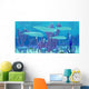Pikaia Fish Swim along Wall Decal