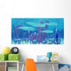 Pikaia Fish Swim along Wall Decal