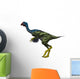 Caudipteryx Flightless Bird White Wall Decal Design 1