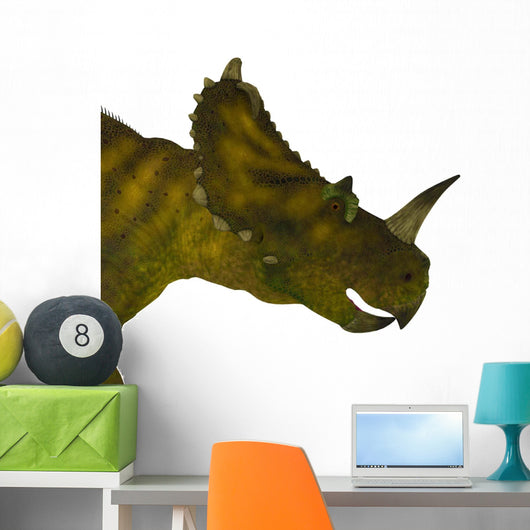 Centrosaurus Dinosaur Head Wall Decal