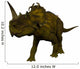Centrosaurus Dinosaur Front Wall Decal