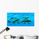 Cymbospondylus Ichthyosaurs Swim Together Wall Decal