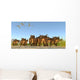 Quetzalcoatlus Reptiles Fly over Wall Decal