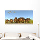 Quetzalcoatlus Reptiles Fly over Wall Decal