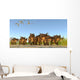 Quetzalcoatlus Reptiles Fly over Wall Decal