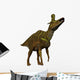 Lambeosaurus Dinosaur White Wall Decal Design 2