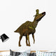 Lambeosaurus Dinosaur White Wall Decal Design 2
