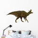 Lambeosaurus Dinosaur White Wall Decal Design 1